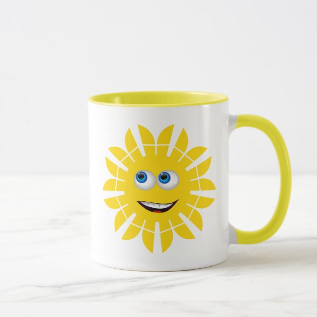 HAPPY FACE SUN MUG (Right)