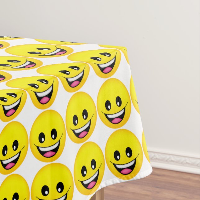 Happy Face Tablecloth (In Situ)