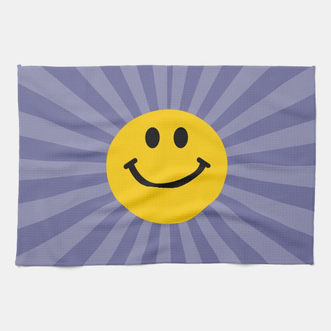 Happy Face Tea Towel (Horizontal)