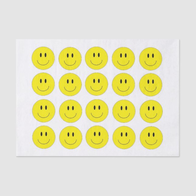 "Happy Face" Tissue Paper (Front)