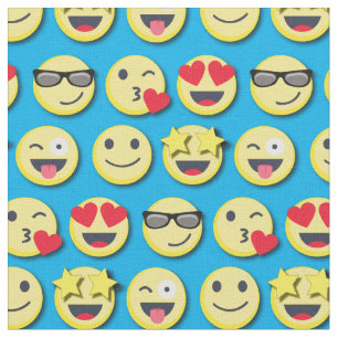 Happy Faces Cute Smiles Fabric