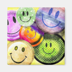 HAPPY FACES Magnet