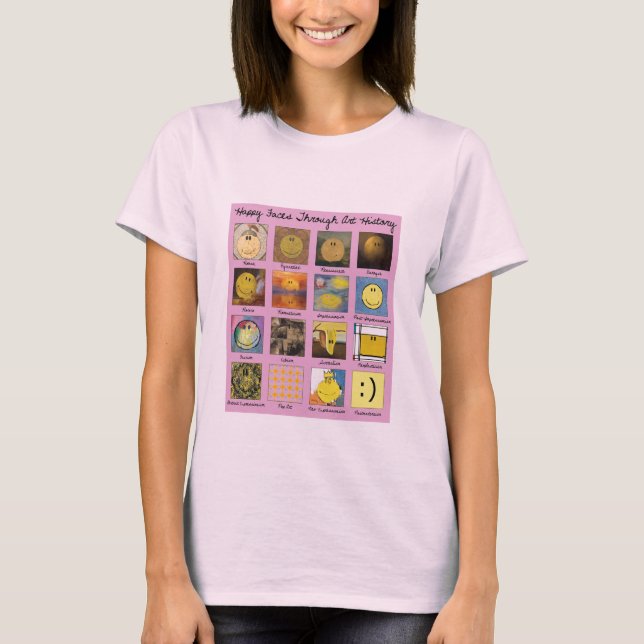 happy faces through art history shirt (Front)