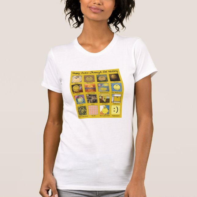 happy faces through art history shirt (Front)