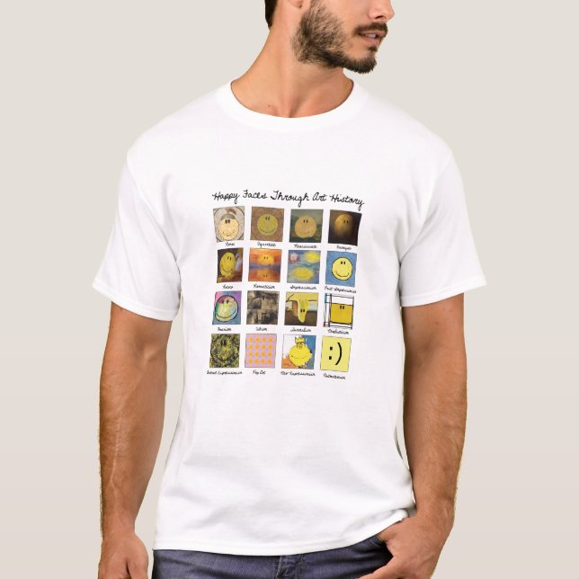 happy faces through art history shirt (Front)