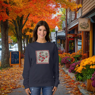 Happy Fall Apple Harvest Personalise Message/Name Sweatshirt