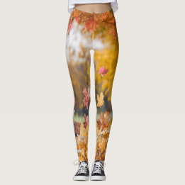 Happy Fall Autumn Leggings