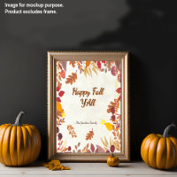Happy Fall Autumn Thanksgiving Customise