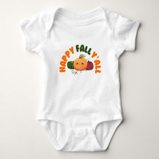 Happy fall baby suit baby bodysuit