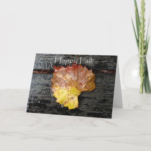 Happy Fall Card (Front)