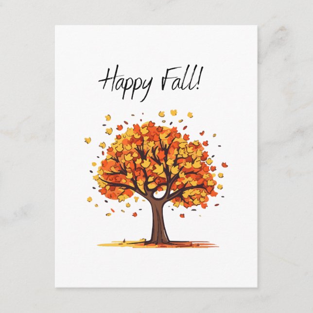 Happy Fall! Enclosure Card (Front)
