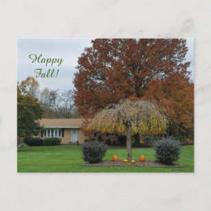 Happy Fall Postcard