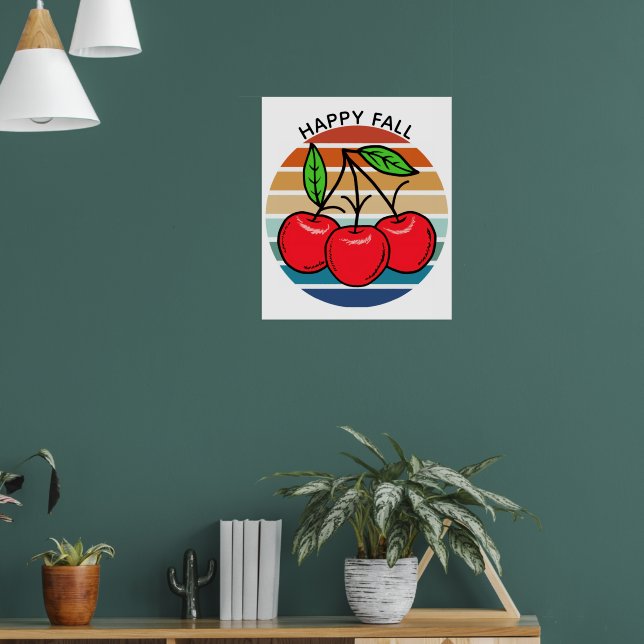 Happy Fall Poster (Living Room 1)