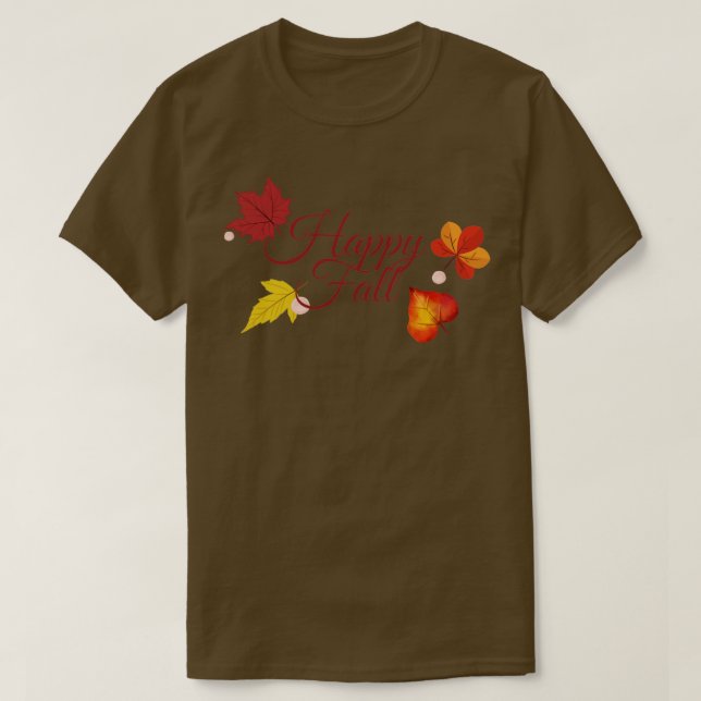Happy Fall T-Shirt (Design Front)