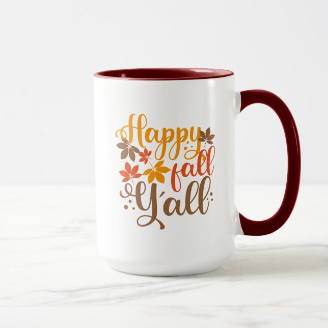 Happy Fall to Y'all Mug (Right)