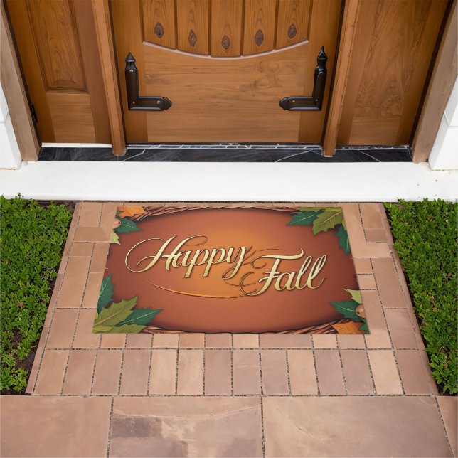 Happy Fall Welcome Mat (Outdoor)