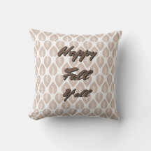 Happy Fall Y’all - Elegant Autumn Brown Leaves