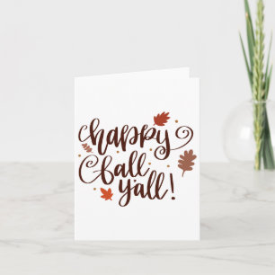 Happy Fall Yall  Card