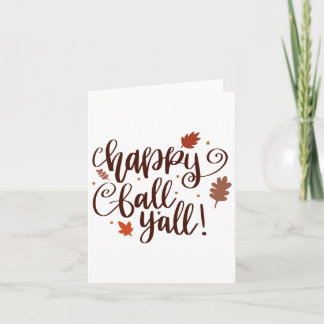 Happy Fall Yall  Card