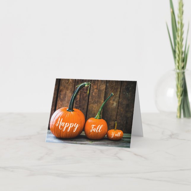 Happy Fall Y'all Card 2 (Front)
