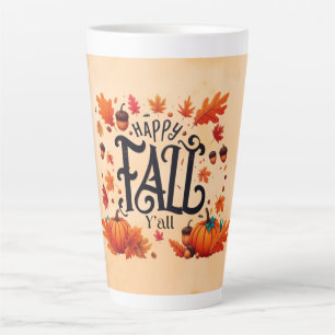 Happy Fall Y'all classic Latte Mug