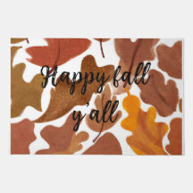 Happy fall y'all doormat