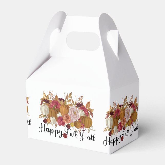 Happy Fall Y'all Favour Box (Front Side)