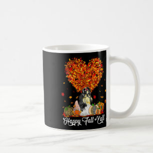 Happy Fall Y'all Funny Shih Tzu Autumn Pumpkins Coffee Mug
