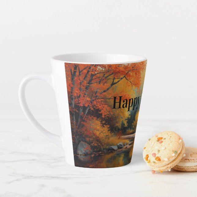 Happy Fall Yall latte mug (In Situ)