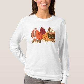 Happy Fall Yall Long sleeve T-Shirt
