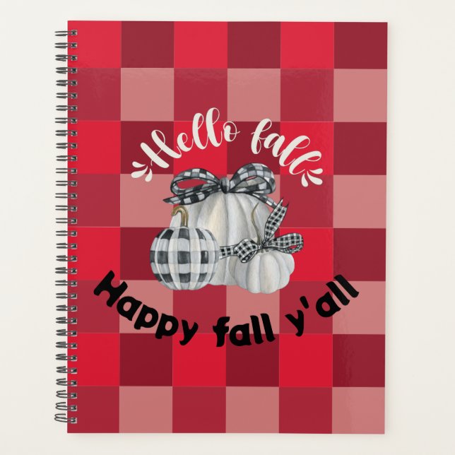 Happy Fall Y'all Planner (Front)