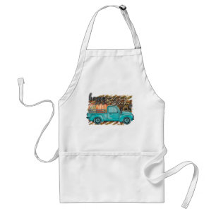 Happy Fall Y'all Pumpkin Farm Truck Apron
