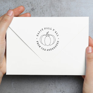 Happy Fall Y'all Pumpkin Self-inking Stamp