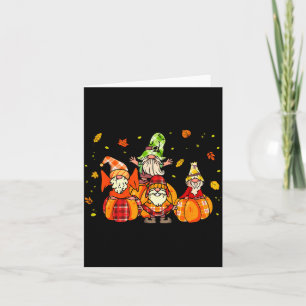 Happy Fall Yall Shirt Buffalo Pumpkin Autumn Gnome Card