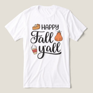 Happy Fall Y'all Tri-Blend Shirt