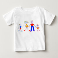 Happy, Family, Cartoon