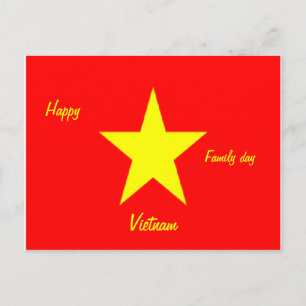Happy family day vietnam postcards