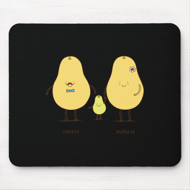 Happy Family Mouse Pad (Front)