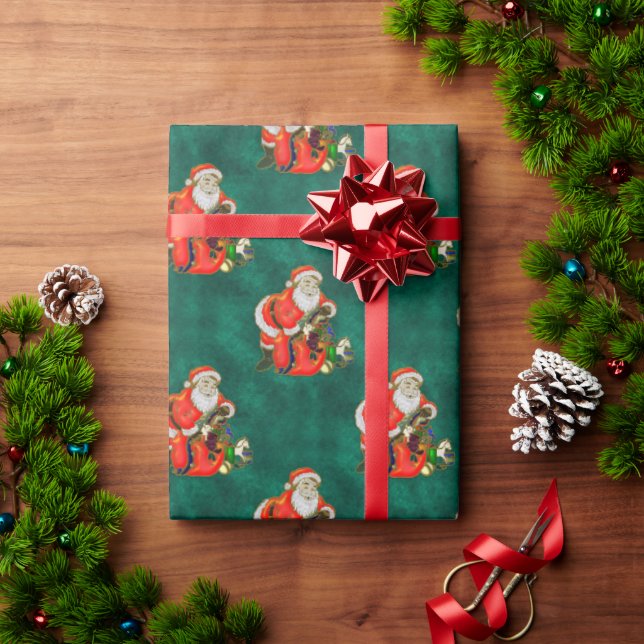 Happy Father Christmas Wrapping Paper (Holiday Gift)