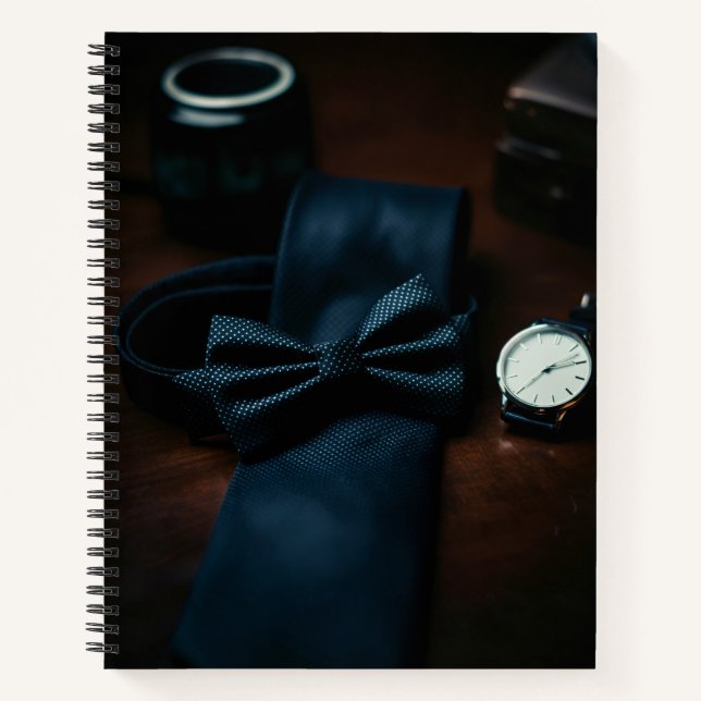 happy father day and luxury tie notebook (Front)