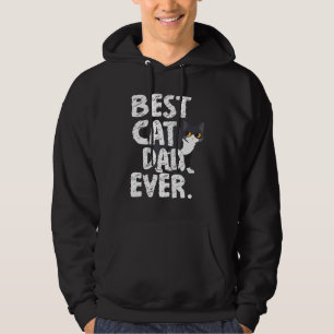 Happy Father Day Cat Daddy Best Cat Dad Ever Papa Hoodie