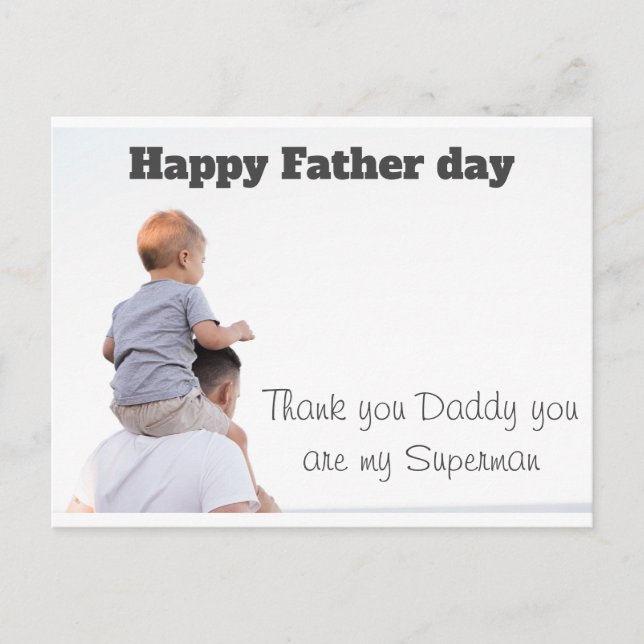 Happy Father day Postcard (Front)