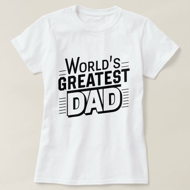 Happy Father' Day typography t-shirt design (Design Front)