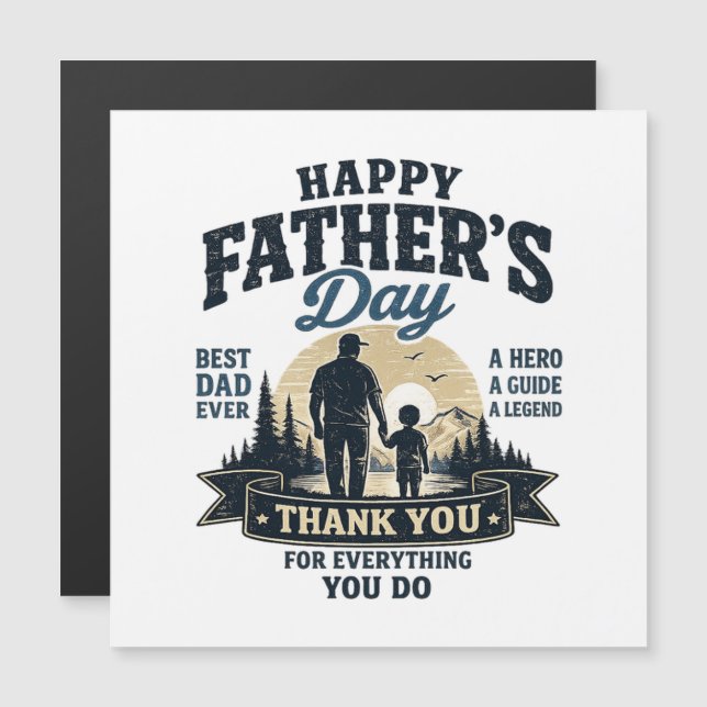 Happy Father’s Day-Best Dad Ever (Front/Back)