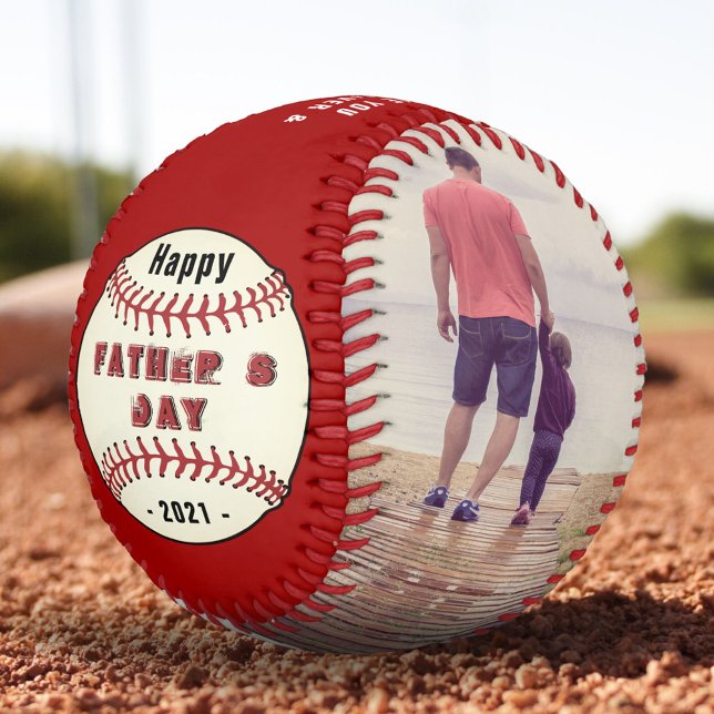 Happy Father`s Day, Best Dad Ever Photo Collage Baseball (Creator Uploaded)