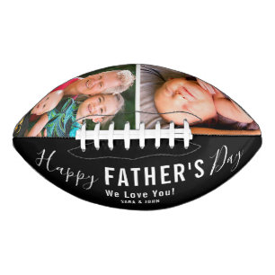 Happy Father’s Day Black 2 Photos Modern Name Football