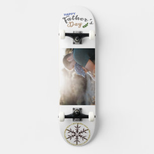 Happy Father’s Day childhood Photo Skateboard