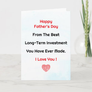 Happy Father’s Day Dad, From The Best Long-Term In Card