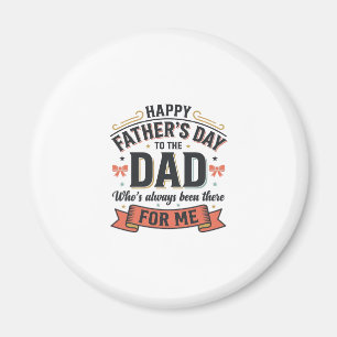 Happy Father’s Day Dad Vintage Typography  Magnet