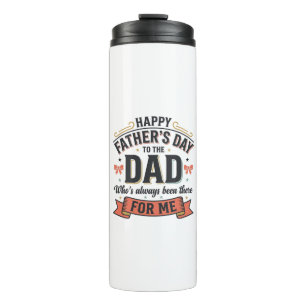 Happy Father’s Day Dad Vintage Typography Thermal Tumbler